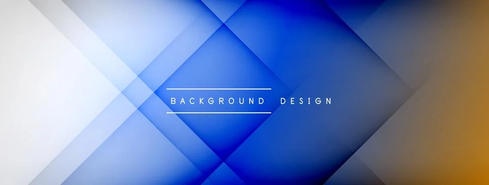 Abstract vector background. Shadow lines and lights with round elements and Stock Illustration