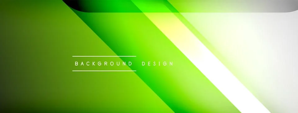 Abstract vector background. Shadow lines and lights with round elements and Illustrazione stock