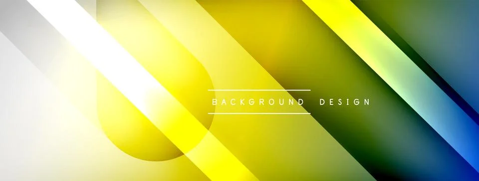 Abstract vector background. Shadow lines and lights with round elements and 스톡 일러스트