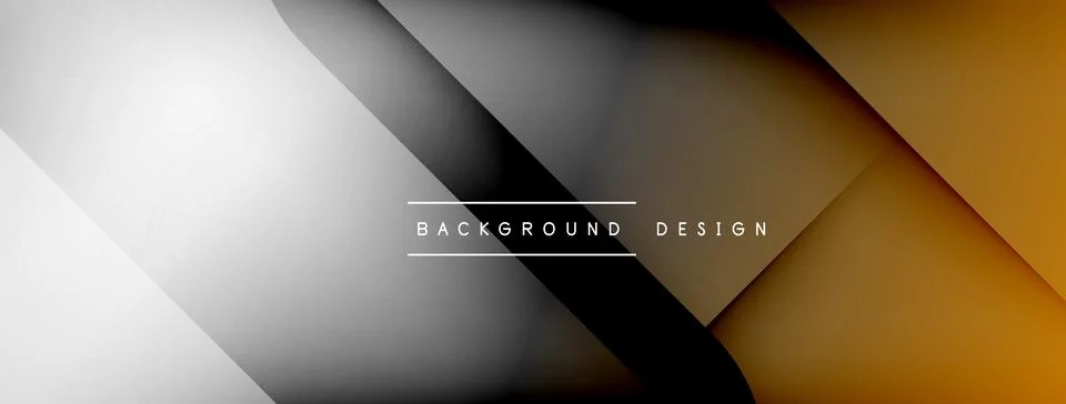 Abstract vector background. Shadow lines and lights with round elements and イラスト素材