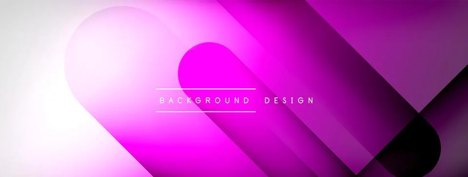 Abstract vector background. Shadow lines and lights with round elements and 스톡 일러스트