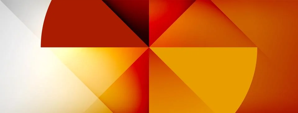 Abstract vector background. Shadow lines and lights with round elements and Illustrazione stock