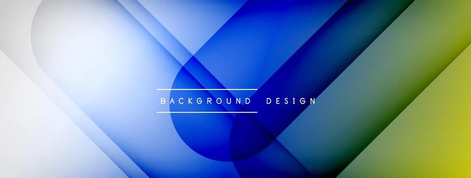 Abstract vector background. Shadow lines and lights with round elements and 스톡 일러스트
