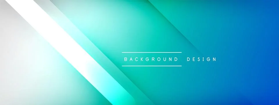 Abstract vector background. Shadow lines and lights with round elements and Stock Illustration