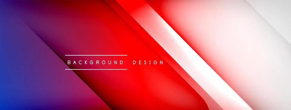 Abstract vector background. Shadow lines and lights with round elements and Stock Illustration