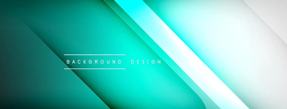 Abstract vector background. Shadow lines and lights with round elements and Illustrazione stock