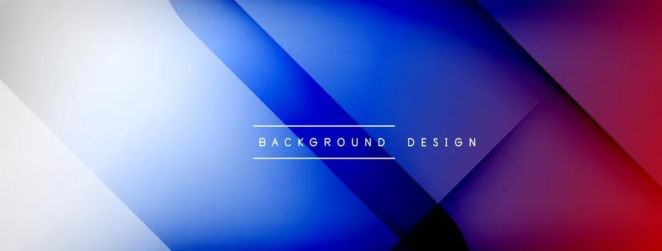 Abstract vector background. Shadow lines and lights with round elements and Stock Illustration