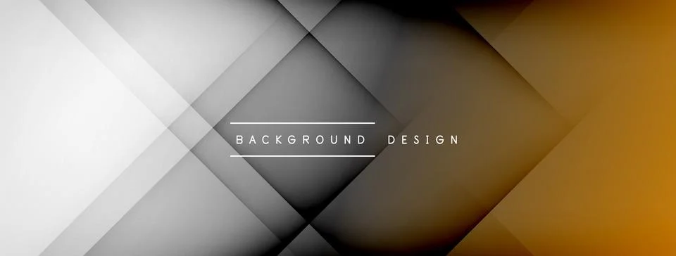 Abstract vector background. Shadow lines and lights with round elements and Stock Illustration