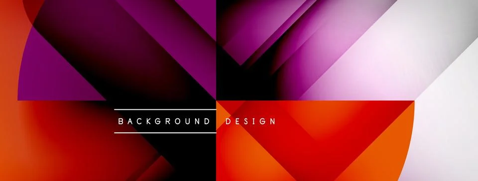 Abstract vector background. Shadow lines and lights with round elements and イラスト素材