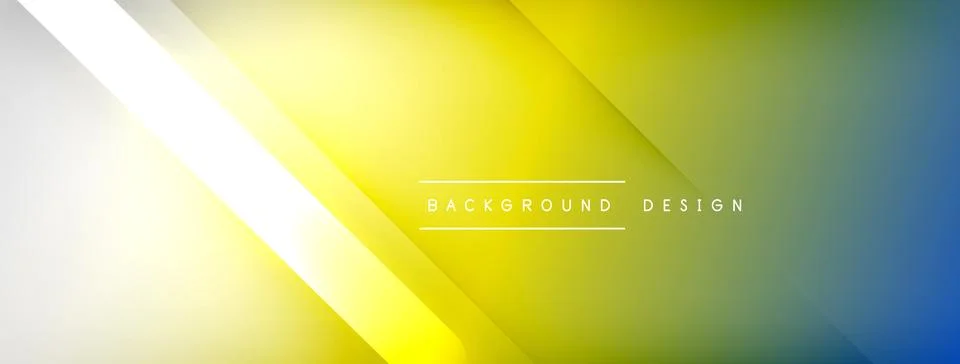 Abstract vector background. Shadow lines and lights with round elements and Illustrazione stock