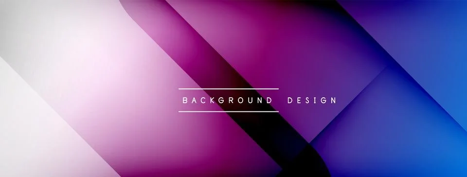 Abstract vector background. Shadow lines and lights with round elements and Stockillustratie