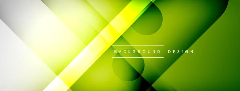 Abstract vector background. Shadow lines and lights with round elements and イラスト素材