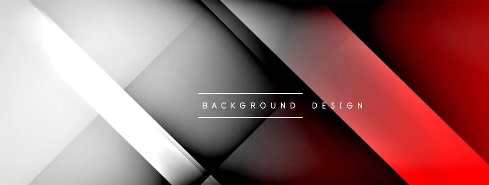Abstract vector background. Shadow lines and lights with round elements and 스톡 일러스트