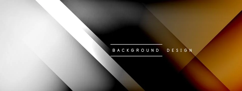 Abstract vector background. Shadow lines and lights with round elements and イラスト素材