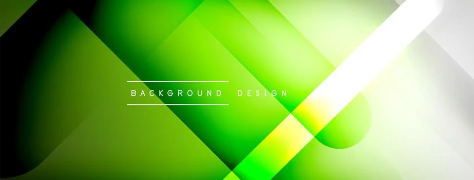 Abstract vector background. Shadow lines and lights with round elements and Stock Illustration