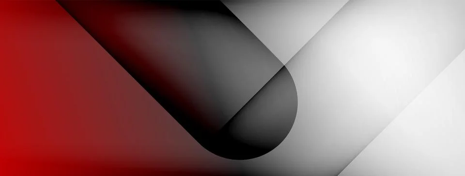 Abstract vector background. Shadow lines and lights with round elements and Stock Illustration