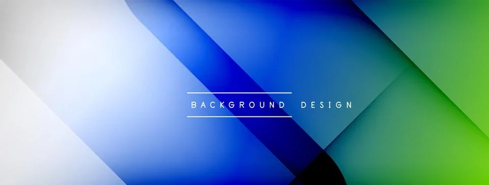Abstract vector background. Shadow lines and lights with round elements and Stock Illustration