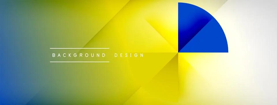 Abstract vector background. Shadow lines and lights with round elements and Stock Illustration