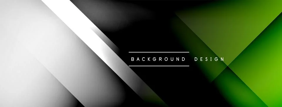 Abstract vector background. Shadow lines and lights with round elements and イラスト素材
