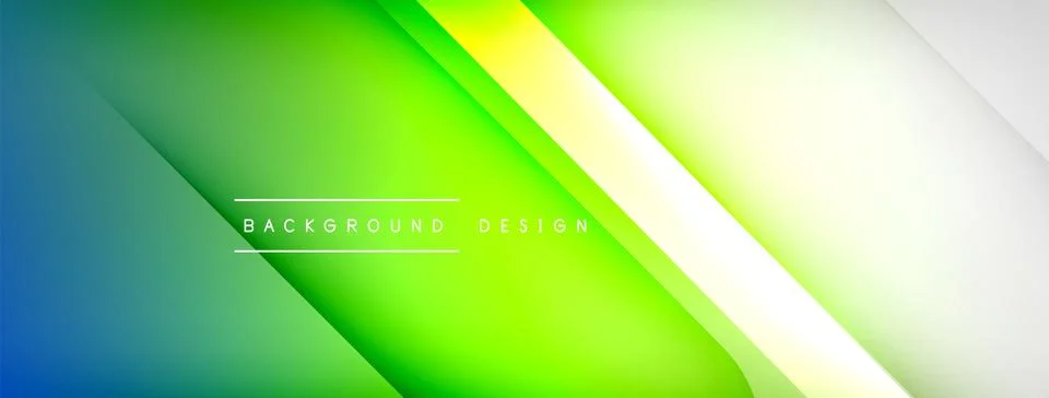 Abstract vector background. Shadow lines and lights with round elements and Illustrazione stock
