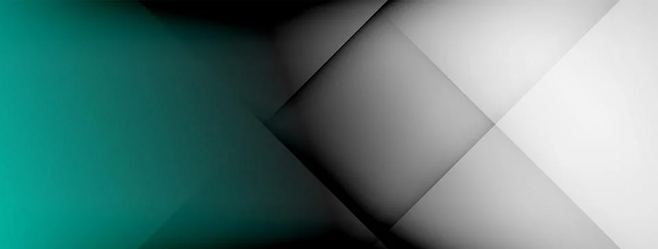 Abstract vector background. Shadow lines and lights with round elements and Stock Illustration