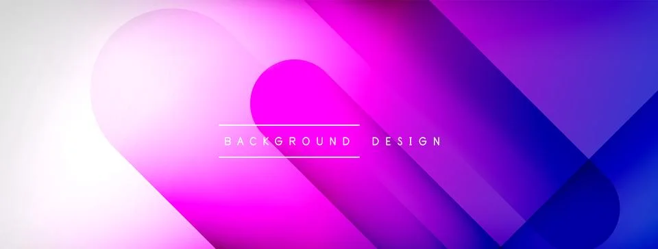Abstract vector background. Shadow lines and lights with round elements and イラスト素材