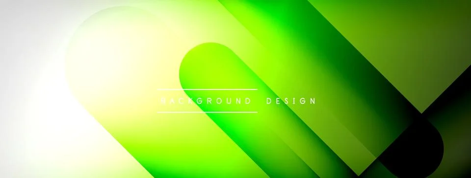 Abstract vector background. Shadow lines and lights with round elements and Illustrazione stock