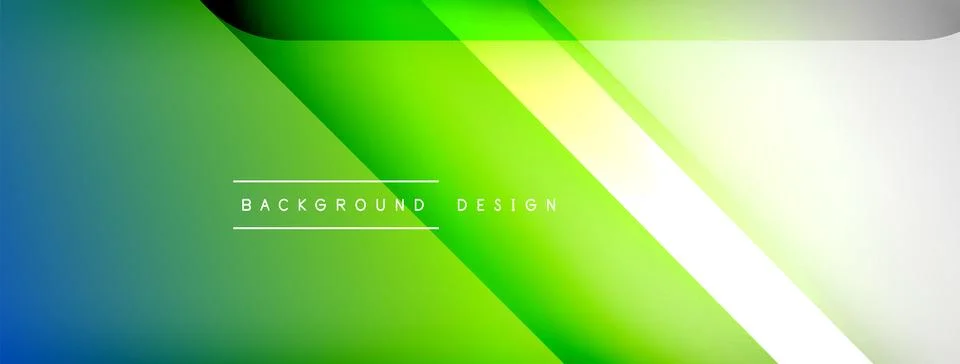 Abstract vector background. Shadow lines and lights with round elements and Stock Illustration