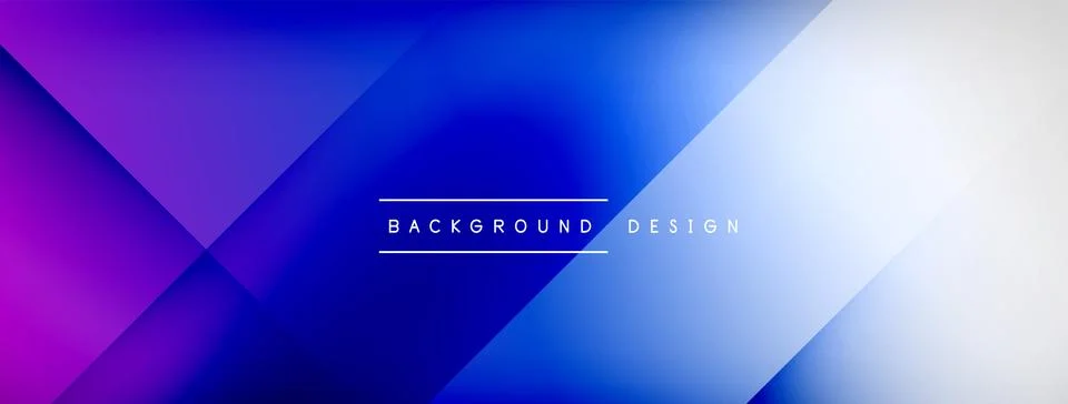 Abstract vector background. Shadow lines and lights with round elements and Stock Illustration
