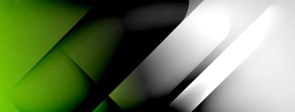 Abstract vector background. Shadow lines and lights with round elements and イラスト素材