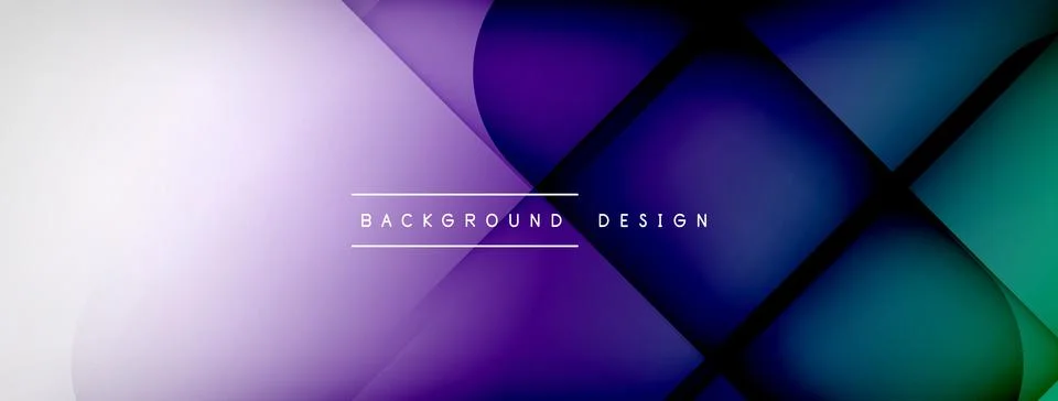 Abstract vector background. Shadow lines and lights with round elements and 스톡 일러스트