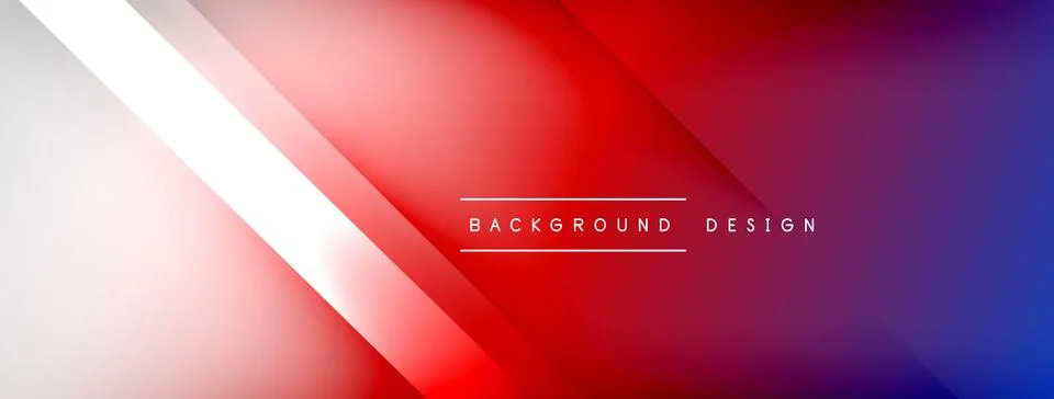 Abstract vector background. Shadow lines and lights with round elements and Stock Illustration