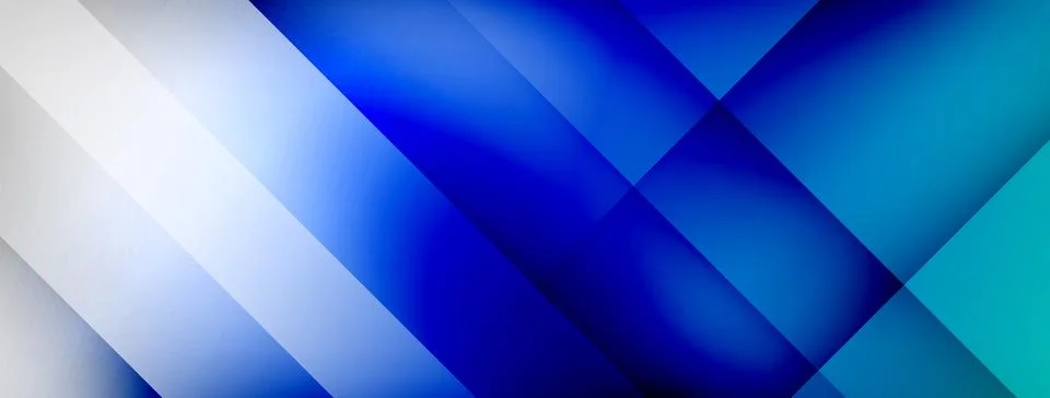 Abstract vector background. Shadow lines and lights with round elements and Stock Illustration