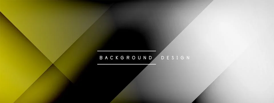 Abstract vector background. Shadow lines and lights with round elements and Stock Illustration