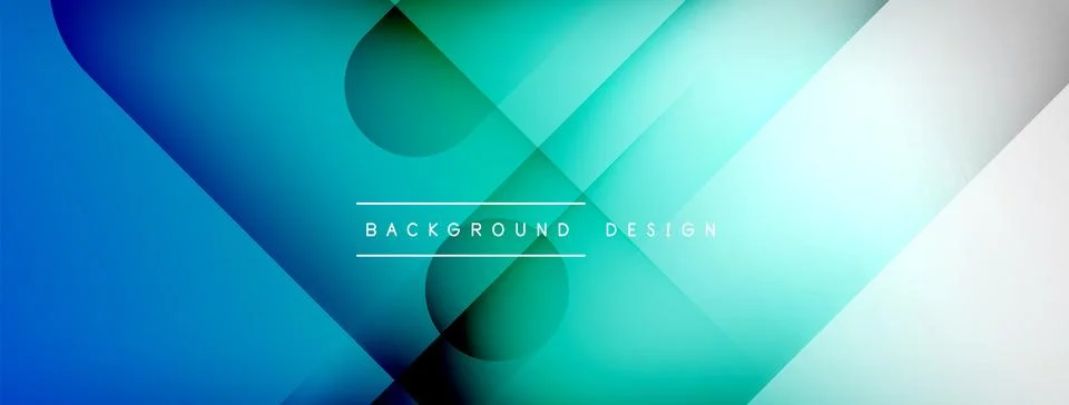 Abstract vector background. Shadow lines and lights with round elements and 스톡 일러스트