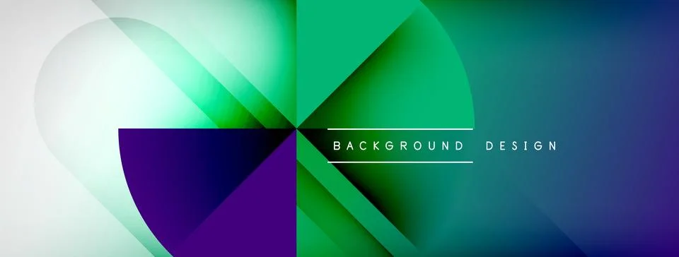 Abstract vector background. Shadow lines and lights with round elements and イラスト素材