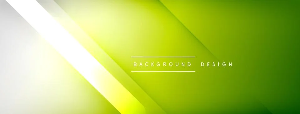 Abstract vector background. Shadow lines and lights with round elements and Stock Illustration