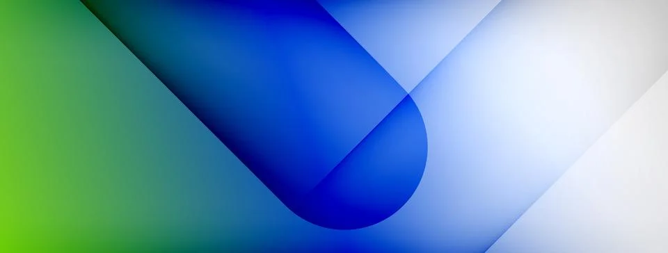 Abstract vector background. Shadow lines and lights with round elements and Stock Illustration