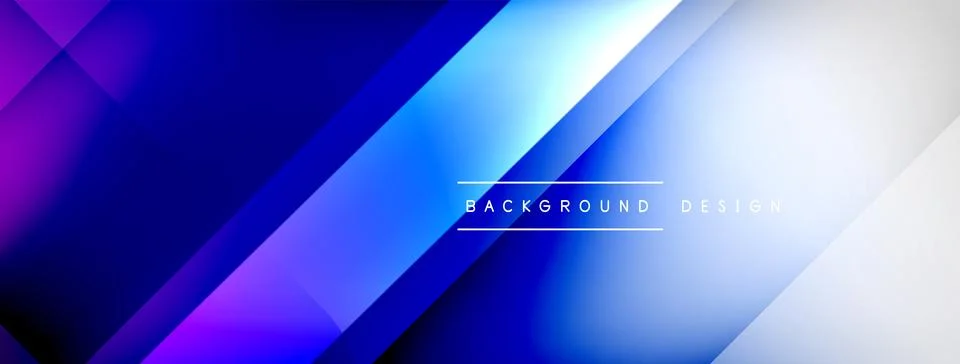 Abstract vector background. Shadow lines and lights with round elements and Stock Illustration