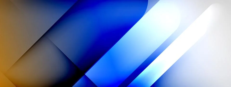 Abstract vector background. Shadow lines and lights with round elements and 스톡 일러스트