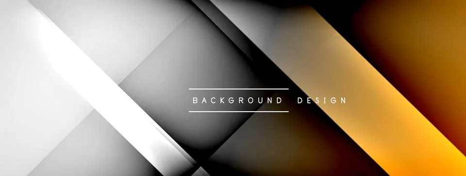 Abstract vector background. Shadow lines and lights with round elements and 스톡 일러스트