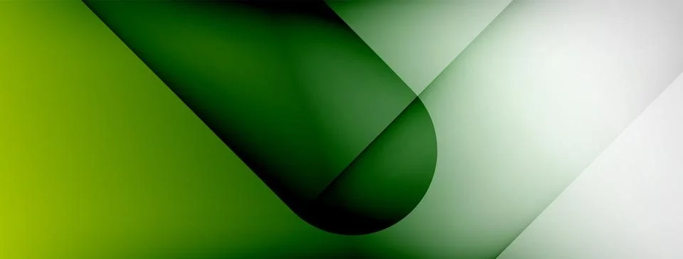 Abstract vector background. Shadow lines and lights with round elements and イラスト素材