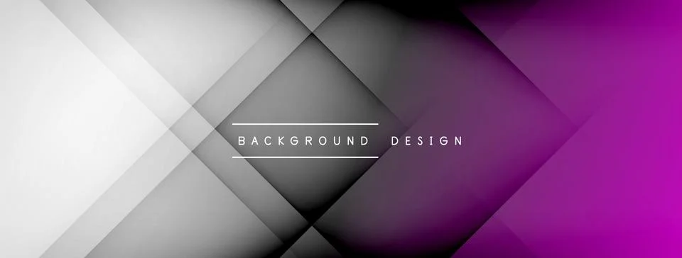 Abstract vector background. Shadow lines and lights with round elements and Illustrazione stock
