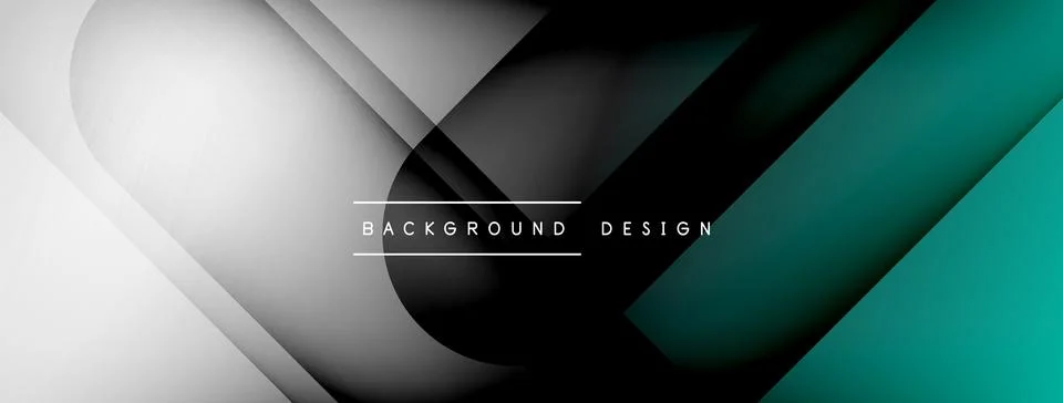 Abstract vector background. Shadow lines and lights with round elements and イラスト素材