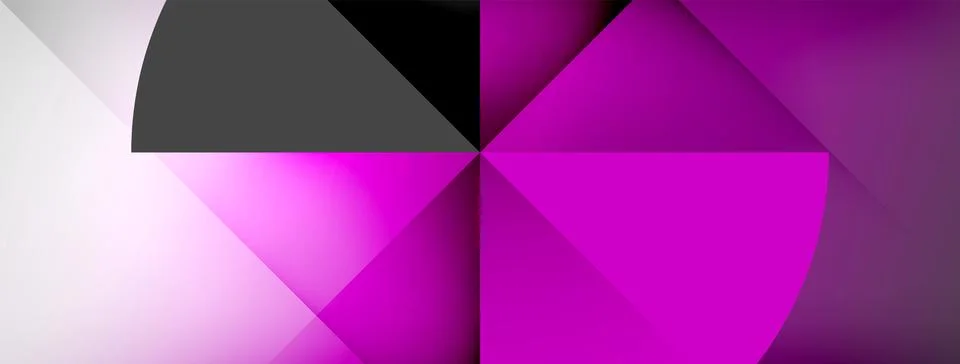 Abstract vector background. Shadow lines and lights with round elements and イラスト素材