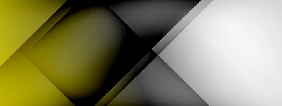Abstract vector background. Shadow lines and lights with round elements and Stock Illustration