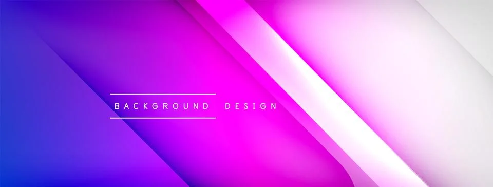 Abstract vector background. Shadow lines and lights with round elements and Stock Illustration