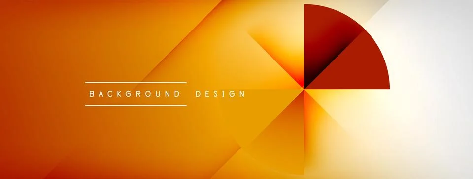 Abstract vector background. Shadow lines and lights with round elements and 스톡 일러스트