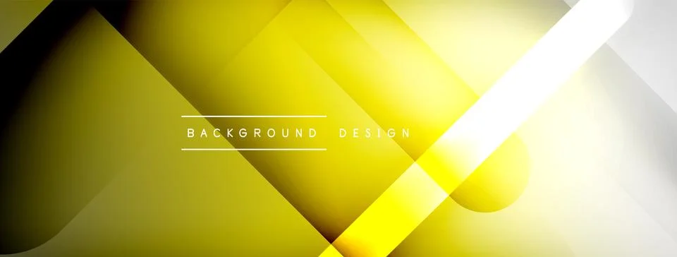 Abstract vector background. Shadow lines and lights with round elements and Stock Illustration