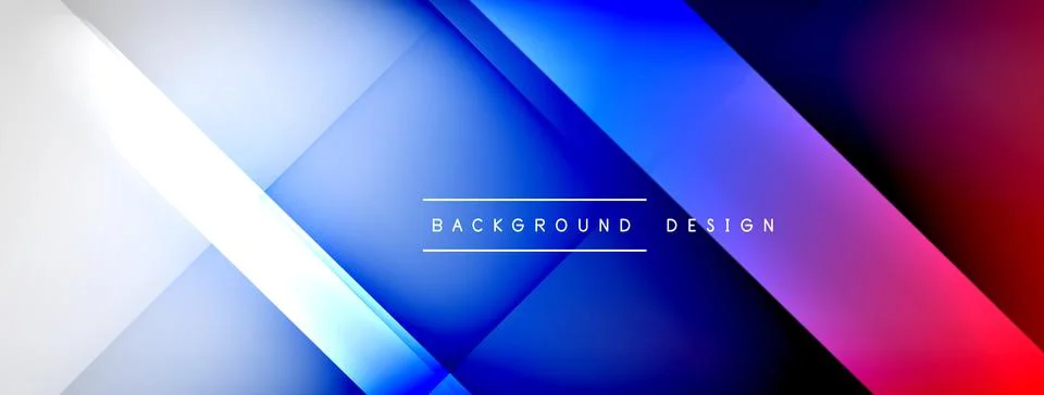 Abstract vector background. Shadow lines and lights with round elements and 스톡 일러스트